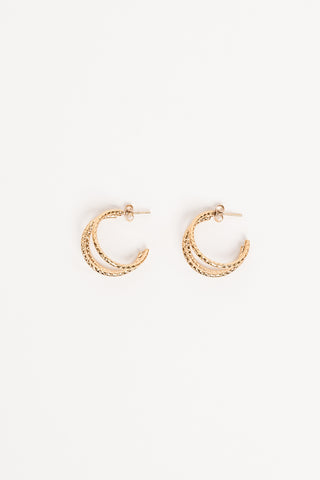 Twist Hoop Earrings - Shay