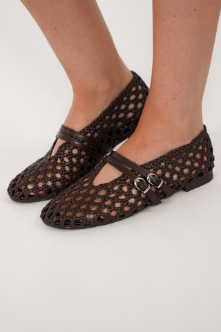 Ballerina see-trough bruin - Pammy