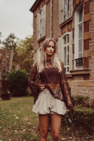 Ballon short taupe - Carlina