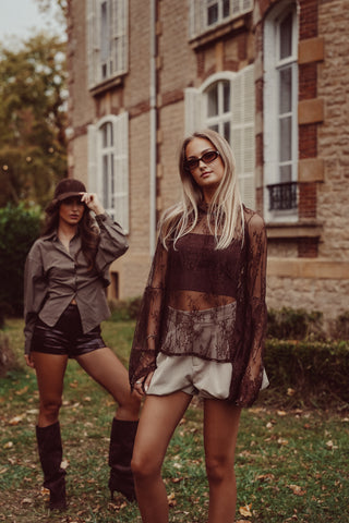 Ballon short taupe - Carlina