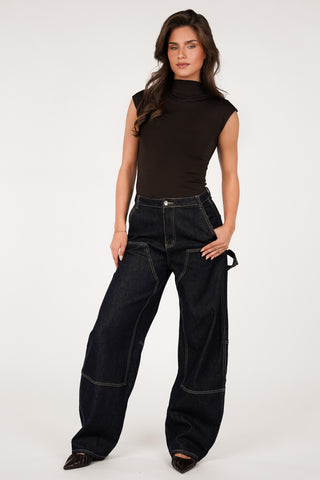 Ballon-Jeans mit Acid-Wash-Waschung - Deya