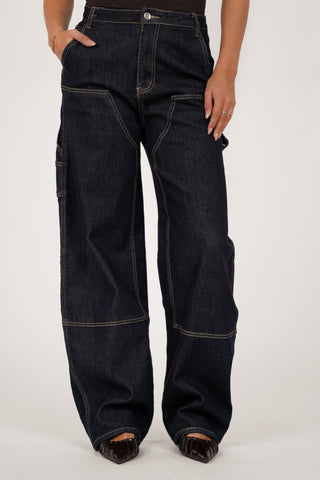 Ballon-Jeans mit Acid-Wash-Waschung - Deya