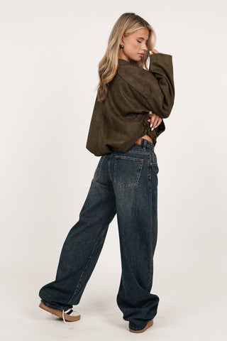 Ballon-Jeans, dunkelblau - Brooklyn