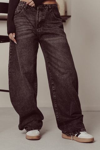 Balloon fit jeans dark blue - Brooklyn