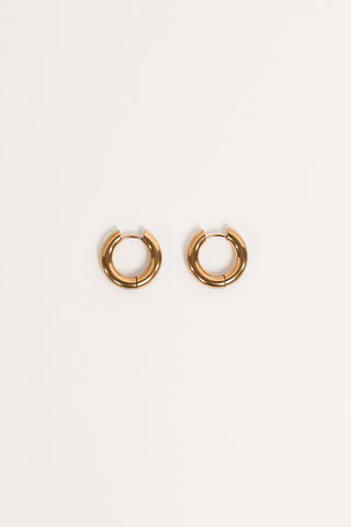 Basic gold earrings - Levi