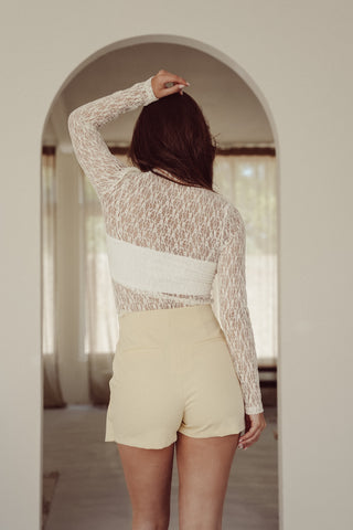 Basic skort women yellow - Lynn