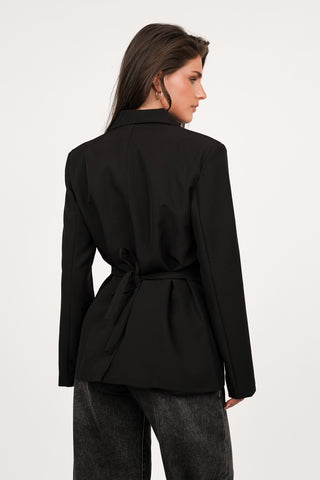 Fitted blazer black - Moon