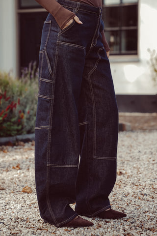 Ballon-Jeans mit Acid-Wash-Waschung - Deya