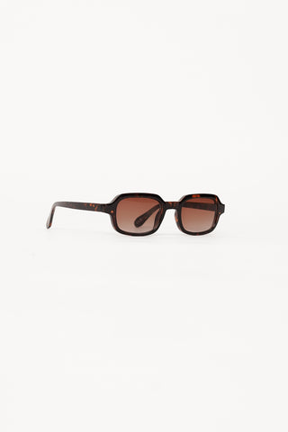 Retro sunglasses tortoise brown - Azura