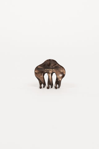 Mini hair clip marble brown - Billy