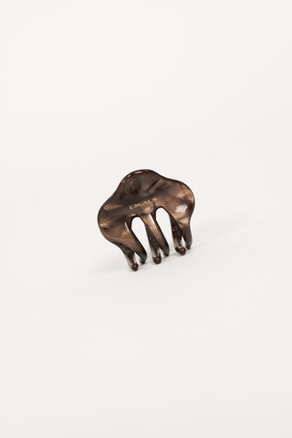 Mini hair clip marble brown - Billy