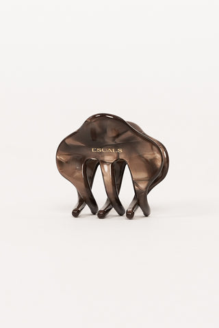 Mini hair clip marble brown - Billy