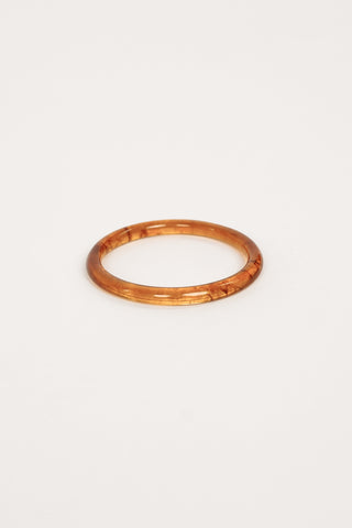 Bracelet bangle clear brown - Peggy