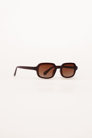 Retro sunglasses tortoise brown - Azura