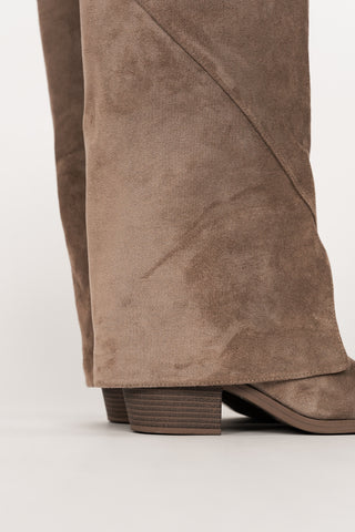 Cowboy boots suede beige - Bibi