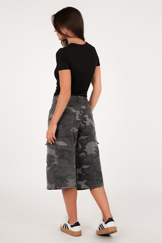 Bermuda short dames camouflage print - Hayley