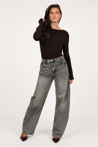 Ballon-Jeans, dunkelblau - Brooklyn