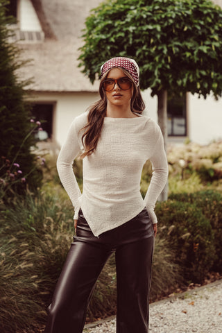 Asymmetrische top creme - Marlow
