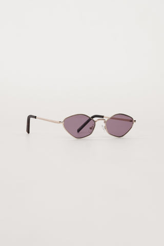 Sunglasses cat-eye narrow purple - Violet