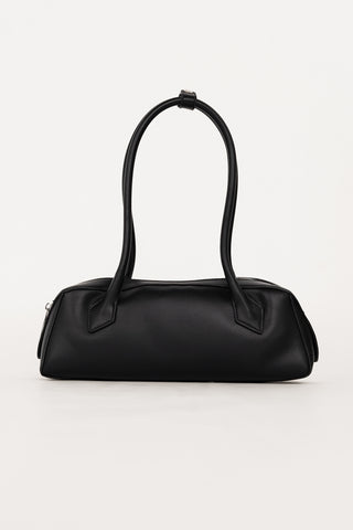 Women's oblong black handbag - Yalou
