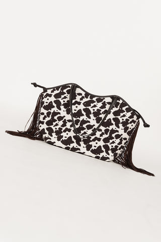 Shopper bag cow print brown - Loulou
