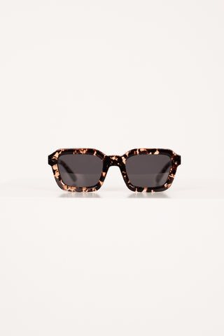 Brown retro tortoiseshell sunglasses for women - Hannah