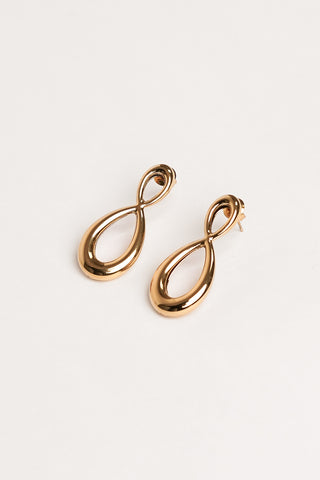 Statement Ohrringe Gold Twist – Milani