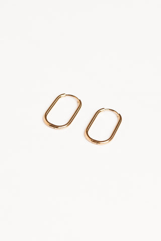Ohrringe oval Basic Gold - Eloise