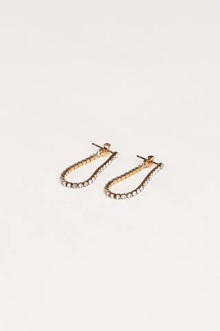 Earrings diamond chain - Vivian
