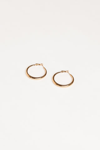 Basic Creolen Gold klein - Flora