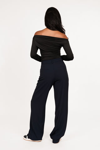 Women's trousers dark blue - Laure