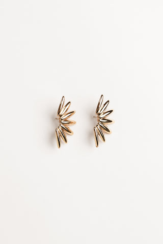 Blumenohrringe Gold - Tatiana