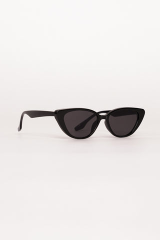 Cat eye zonnebril zwart - Millie