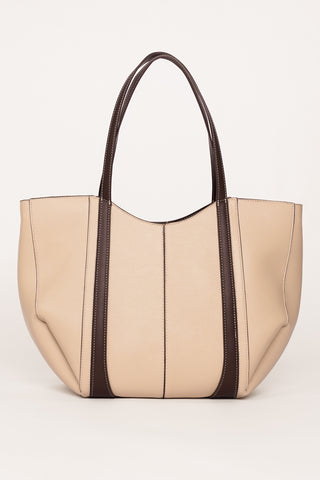 Shopper tas beige/bruin - Hetty
