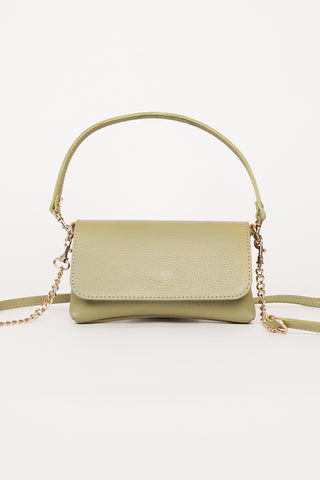 Leather clutch cream - Axelle (copy)