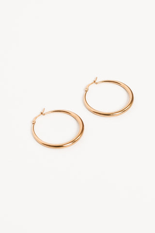 Earrings thin gold - Nora