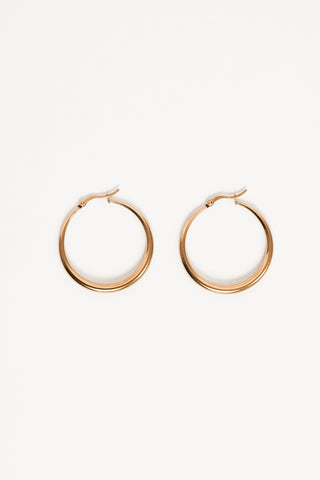 Earrings thin gold - Nora