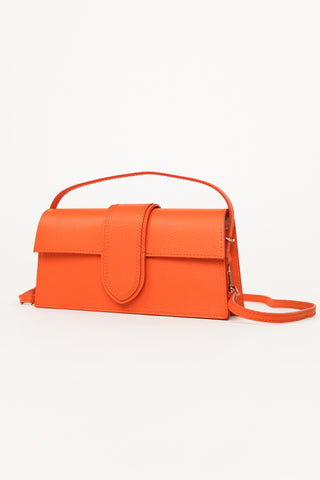 Orange crossbody bag - Flynn