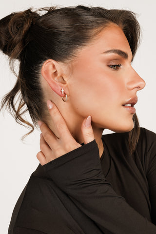 Ohrpiercing Kreuz Gold klein - Maddy