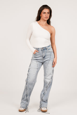One shoulder bodysuit with - Selma
