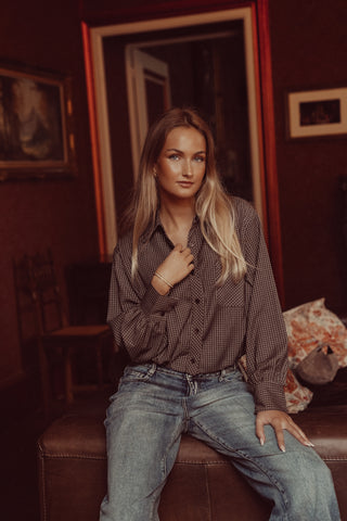 Wide leg jeans acid blue - Vanny