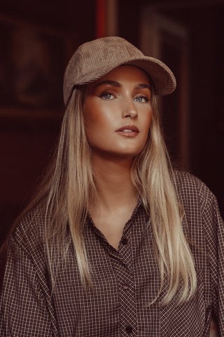 Pet dames geribbeld camel - Dunja