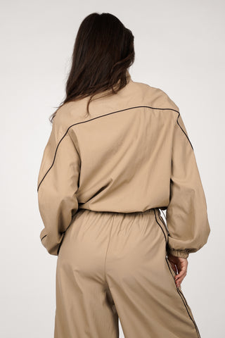 Track jacket camel - Olivia
