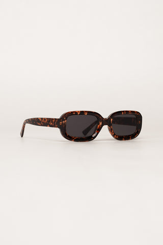 Sunglasses rectangular wide tortoise - Bella