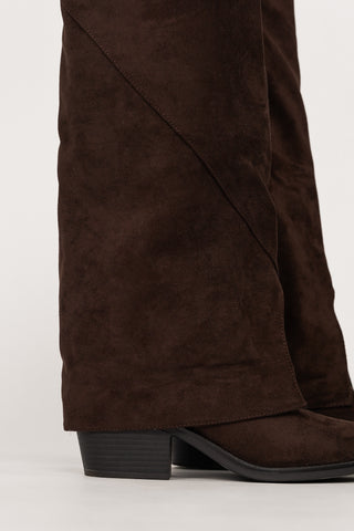Cowboy boots suede brown - Bibi