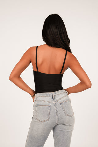 Shapewear bodysuit black - Nomi