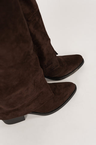 Cowboy boots suede brown - Bibi