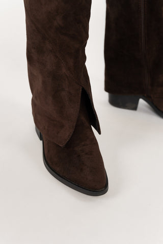 Cowboy boots suede brown - Bibi