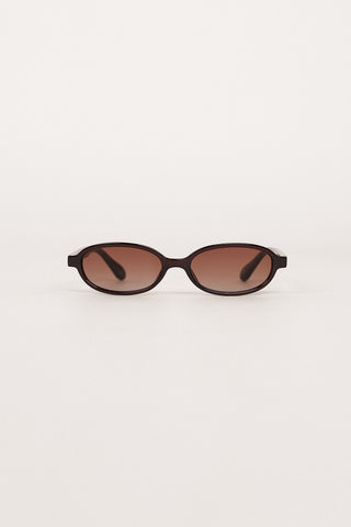 Narrow sunglasses burgundy - Logan