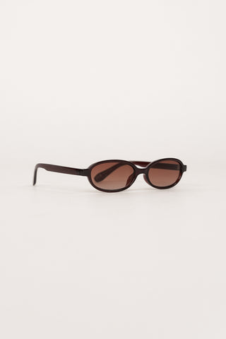 Narrow sunglasses burgundy - Logan